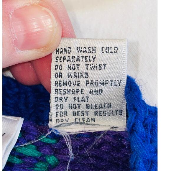 Vintage Unicorn!  New w/Tag & Vintage Preview Plaid Cardigan - Women's Size‎ M - Picture 10 of 11